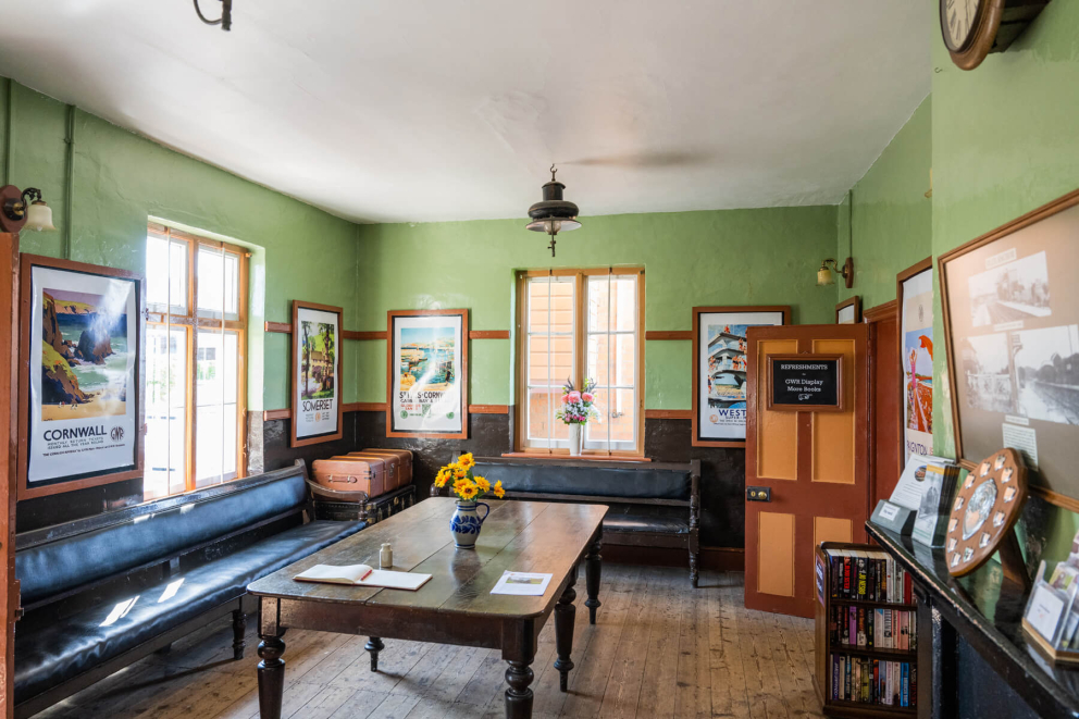 Blue Anchor Station Waiting Room