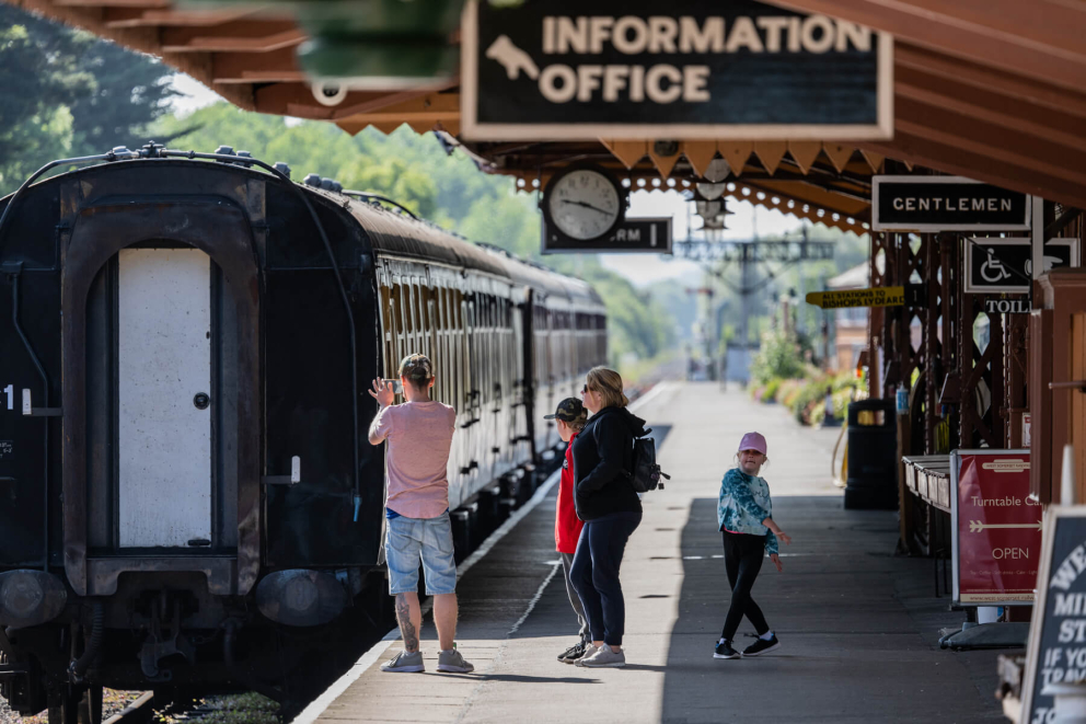 West Somerset Railway Minehead Station Platform