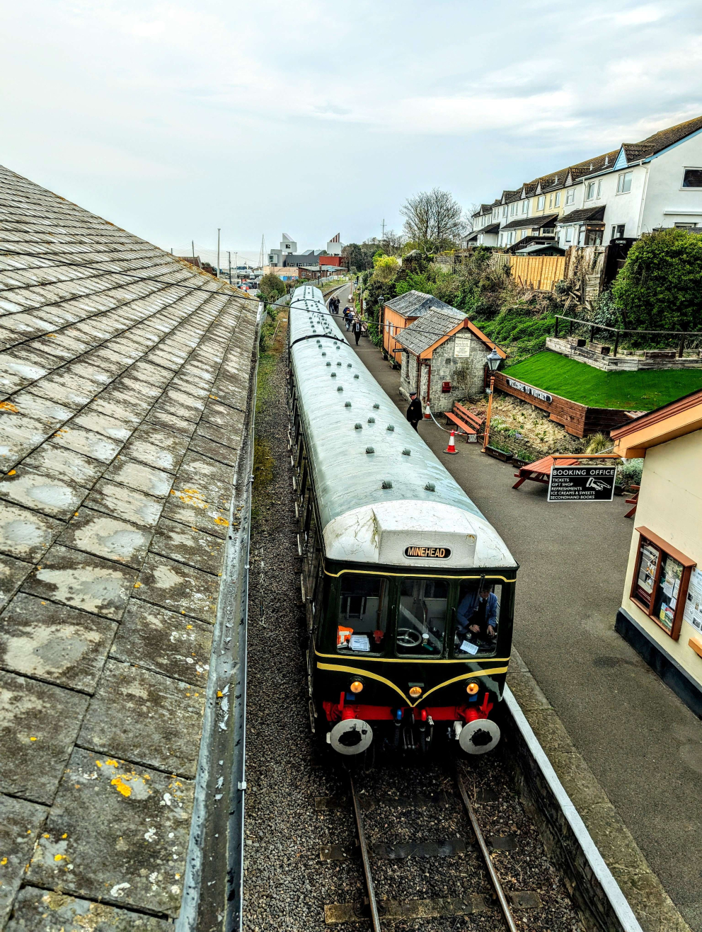 DMU from Watchet Footbridge
