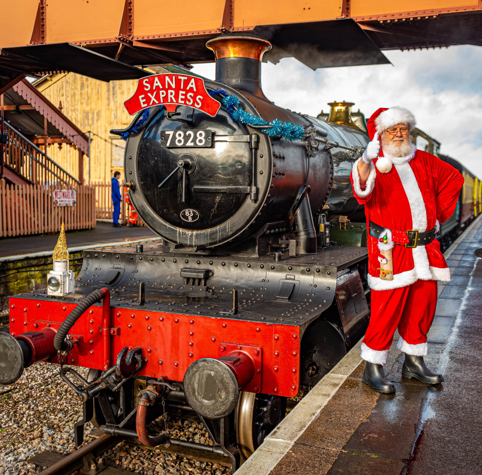 Santa at Williton Station