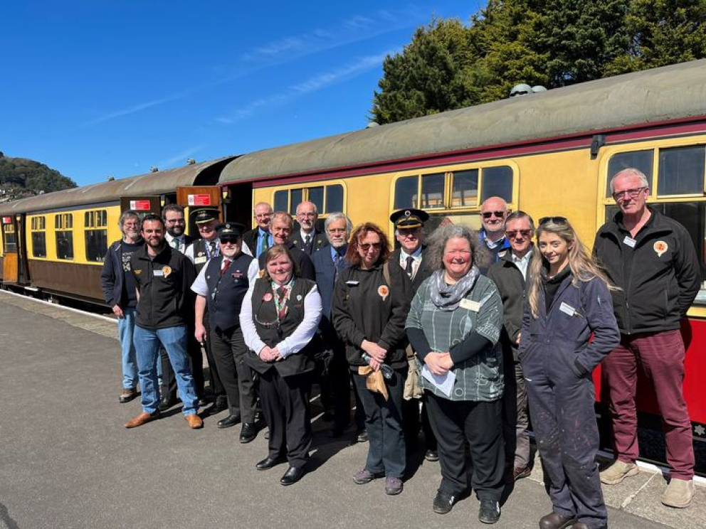Volunteers at West Somerset Railway